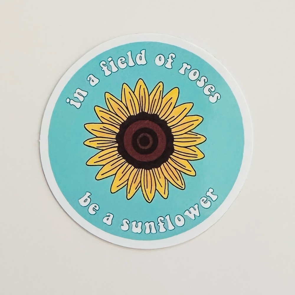 10/$10 Be A Sunflower Sticker